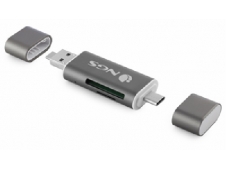 CARD READER EXTERNO NGS TARJETAS MICROSD SD CONECTORES USB MICROUSB US...