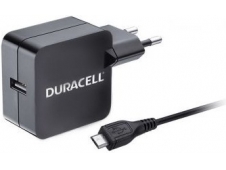 CARGADOR PARED DURACELL 1XUSB 5V 2.4A CABLE MICRO USB DMAC10-EU