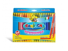 Carioca Birello rotulador Fino/Medio Multicolor 24 pieza(s)