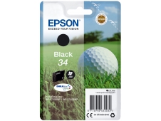 Cartucho de tinta epson golf ball singlepack black 34 durabrite ultra ...