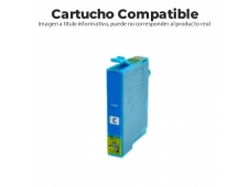 Cartucho tinta generica compatible epson 502xl cian C13T02W24010-C
