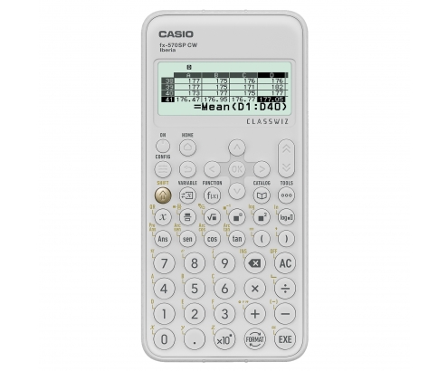 Casio FX-570SPX CW calculadora Bolsillo Calculadora científica Blanco