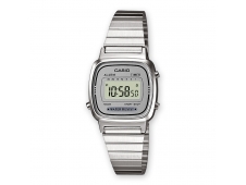 Casio LA670WEA-7EF reloj Reloj de pulsera Femenino Electrónico Plata