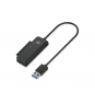 Conceptronic cambiador de género para cable USB A SATA Negro