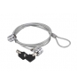 Conceptronic CNBSLOCK15T cable antirrobo Plata 1,5 m