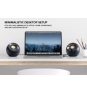 Creative Pebble 2.0 v2 altavoces speakers USB 2.0 pc Mac negro 51MF1695AA000