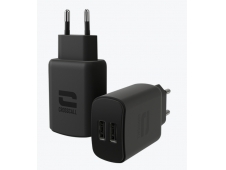 Crosscall Dual USB-A wall charger Universal Negro Corriente alterna In...
