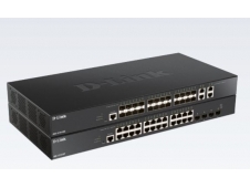 D-Link switch Gestionado 10G Ethernet (100/1000/10000) 1U Negro