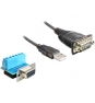 DeLOCK cable gender changer USB 2.0, RS-422/485 Negro