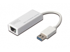 Digitus cable gender changer USB RJ-45 Blanco