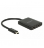 DIVISOR USB C M A HDMI H 4K DELOCK NEGRO 87719