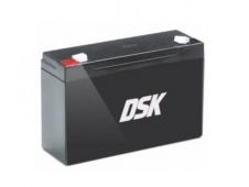 DSK bateria plomo acido 6v 12ah negro 