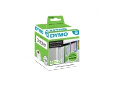 DYMO LW -Etiquetas para archivadores de tamaño grande - 59 x 190 mm - ...