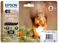 Epson Squirrel Multipack 6-colours 378 cartucho Claria Photo HD Ink mu...