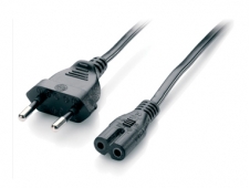 Equip 112160 cable de alimentación Negro 1,8 m C7 acoplador CEE7/16