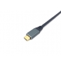 Equip 133417 adaptador de cable de vÍ­deo 3 m USB Tipo C HDMI tipo A (Estándar) Gris, Negro