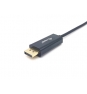 Equip 133426 adaptador de cable de vÍ­deo 1 m USB Tipo C DisplayPort Gris
