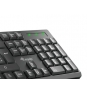 Equip 245221 teclado Ratón incluido RF inalámbrico QWERTY Español Negro