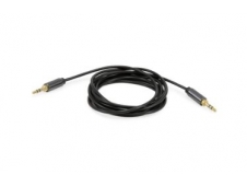 EQUIP cable de audio 3,5mm Macho/Macho, 2,5 m Negro