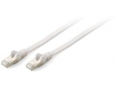 EQUIP cable de red RJ-45 Cat6a S/FTP (S-STP) Macho/Macho, 1 m Blanco