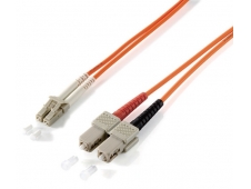 Equip LC/SÐ¡ 62.5/125Î¼m 1.0m cable de fibra optica 1 m SC OM1 Naranja...