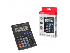 ErichKrause DC-4512 calculadora Escritorio Calculadora básica Negro