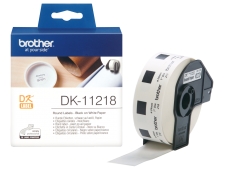 ETIQUETAS BROTHER DK11218 CIRCULARES 24mm 1000UD