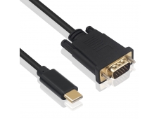 Ewent EC1052 adaptador de cable de vÍ­deo 1,8 m USB Tipo C VGA (D-Sub)...