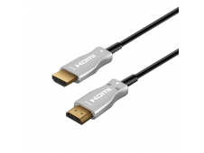 Ewent EC1353 HDMI, 10 m cable HDMI HDMI tipo A (Estándar) Negro, Plata...