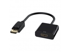 Ewent EC1455 adaptador de cable de vÍ­deo 0,15 m DisplayPort HDMI Negr...