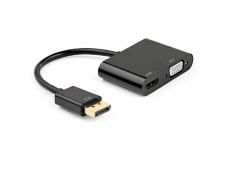 Ewent EC1457 adaptador de cable de vídeo DisplayPort HDMI + VGA (D-Sub...