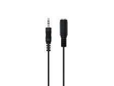 Ewent EC1652 Cable de audio estero 3.5mm macho a hembra 5m negro