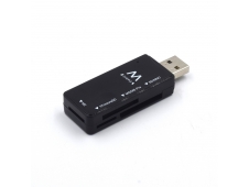 Ewent EW1049 lector de tarjeta USB 2.0 Negro