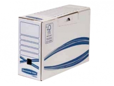 Fellowes 4460201 empaque Caja de cartón para envÍ­os Azul, Blanco