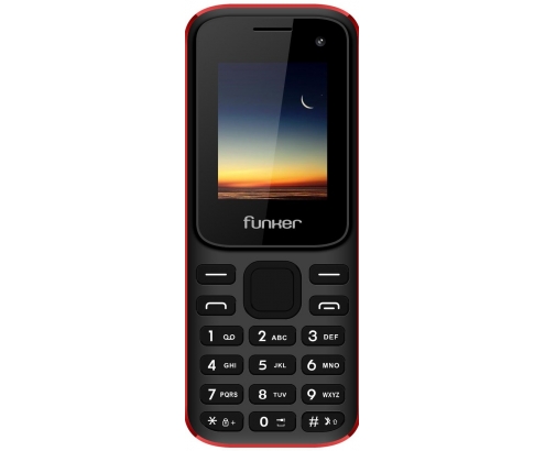 FUNKER F2 CLASSIC teléfono móvil Negro Rojo