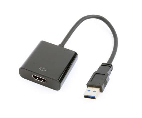Gembird Adaptador gráfico USB Negro
