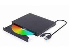 Gembird DVD-USB-03 unidad de disco óptico DVDÂ±RW Negro