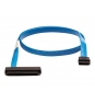 Hewlett Packard Enterprise cable Serial Attached SCSI SAS macho a macho azul P06307-B21