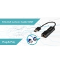 i-tec Advance USB 2.0 Fast Ethernet Adapter Negro