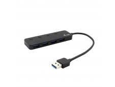 i-tec HUB USB 3.0 Metal 4 Port with individual On/Off Switches Negro