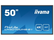 iiyama LH5070UHB-B1 pantalla de señalización Pantalla plana para señal...
