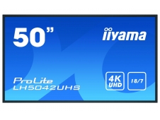 iiyama Pantalla de señalización digital 49.5P VA 4K Ultra HD Negro And...