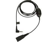Jabra cable telefónico QD, 3,5 mm, 0,5 m Negro