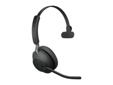 Jabra Evolve2 65, UC mono auriculares diadema USB tipo A Bluetooth Neg...