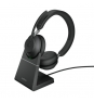Jabra Evolve2 65 UC Stereo Auriculares Diadema USB tipo A Bluetooth Negro