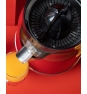 JATA JEEX1059 exprimidor Exprimidor eléctrico con brazo 160 W Rojo, Acero inoxidable