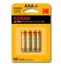 Kodak Ultra LR3 AAA pilas alcalinas blÍ­ster 4u 30959521