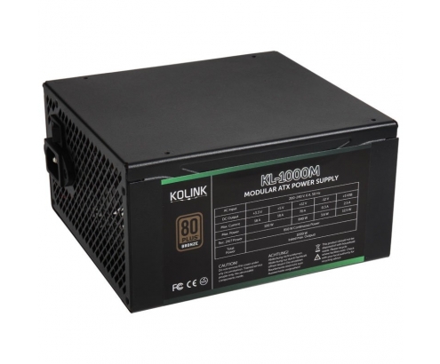 Kolink KL-1000M unidad de fuente de alimentación 1000 W 20+4 pin ATX N...