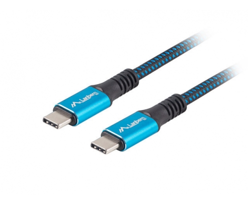 Lanberg CA-CMCM-45CU-0005-BK cable USB 0,5 m USB4 Gen 2x2 USB C Negro,...