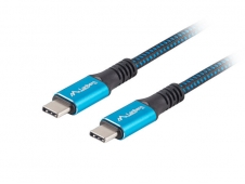 Lanberg CA-CMCM-45CU-0005-BK cable USB 0,5 m USB4 Gen 2x2 USB C Negro,...